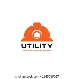 Utility, work helmet Logo Simple and Templates Vector