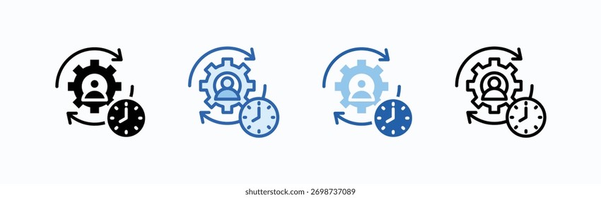 Vetor Isolado de Coleção de Vários Estilos da Folha de Ícones de Utilização