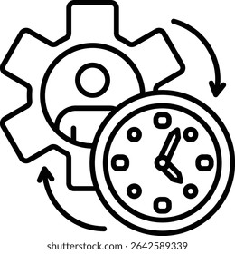 Ícone de vetor de utilização. Pode ser usado para impressão, aplicativos móveis e da Web.