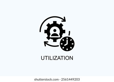 Utilization Vector Or Logo Sign Symbol Illustration