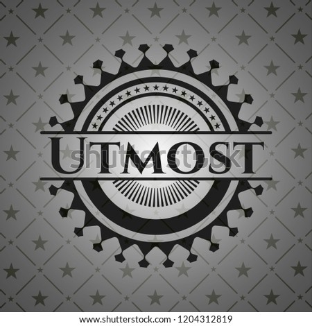 Utmost dark badge