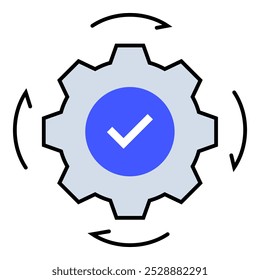 utonomy and Control Icon. Independence Decision Making Self Governance and Freedom Icon.
