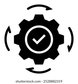 utonomy and Control Icon. Independence Decision Making Self Governance and Freedom Icon.