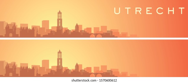Utrecht Beautiful Skyline Scenery Banner