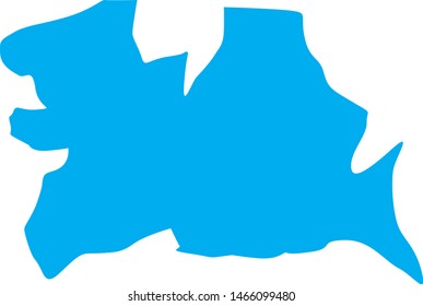 Utrecht province map in netherlands
