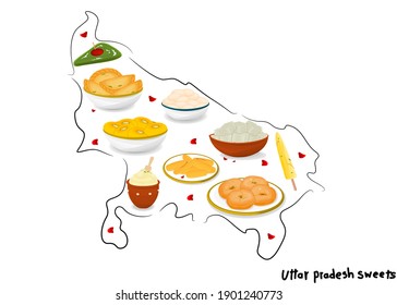 Uttar Pradesh Sweets or Mithai