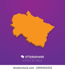 Uttarakhand - 3d - State of India