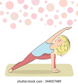 Utthita parshvakonasana. Side-Angle Pose