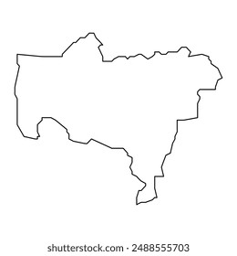 Utuado map, administrative division of Puerto Rico. Vector illustration.