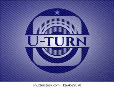 U-turn jean background