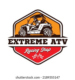 UTV Extreme Sport, perfect for t shirt design, team and racing club logo 
