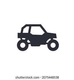 UTV icon, buggy car vector