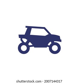 Icono de UTV, vector de vehículo paralelo