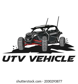 utv logo design icon vector	