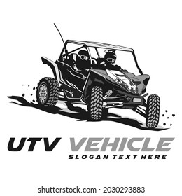 utv logo design icon vector	