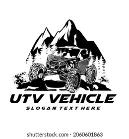 vector de diseño de logotipo de utv	