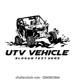 utv logo design icon vector	