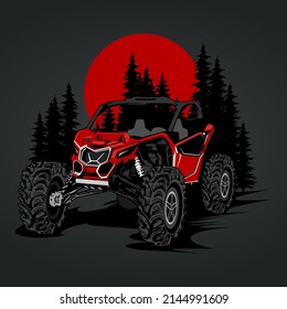 utv logo design icon vector	