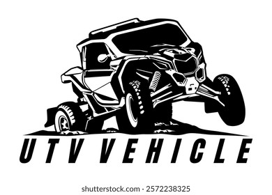 utv logo design icon vector