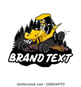 Utv Vehicle Illustration Logo Design Vector