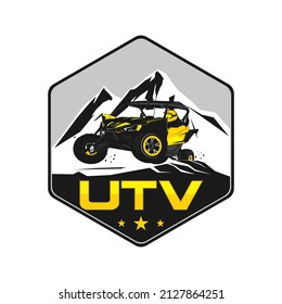 Utv Vehicle Logo Design Icon Vector