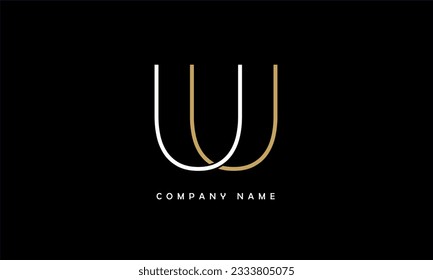 UU Abstract Letters Logo Monogram