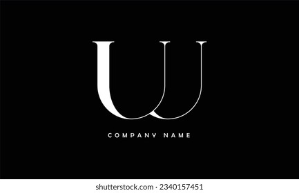 UU Abstract Letters Logo Monogram