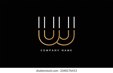 UU Abstract Letters Logo Monogram