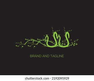 UU abstract vector logo monogram template