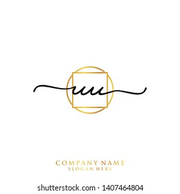 UU Initial handwriting logo template