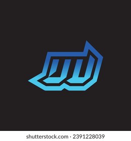 UU initial inspiration logo design esport and gaming clan ideas