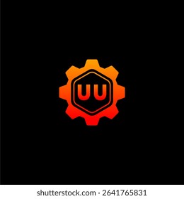 UU Initials Tech Logo Vector Art Icons and Graphics