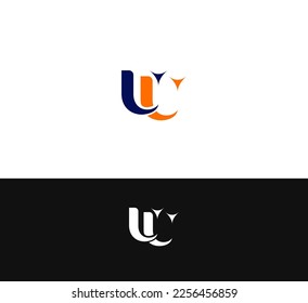 UU letter logo design template elements. Modern abstract digital alphabet letter logo. Vector illustration.