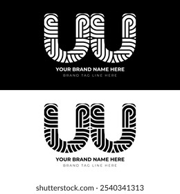 UU letter stylish and modern logo design. Featuring the letter 'UU' with clean, sharp lines and geometric precision.
