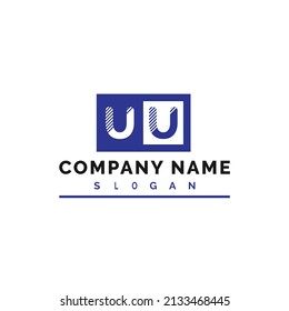 UU Logo Design. UU Letter Logo Vector Illustration - Vector