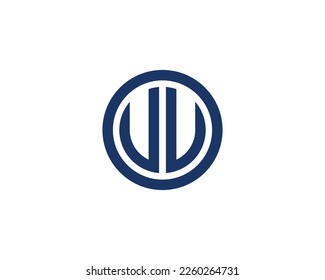 UU Logo design vector template