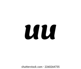 UU Logo design vector template