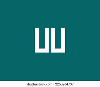 UU Logo design vector template