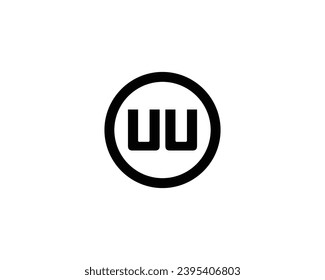 UU Logo design vector template