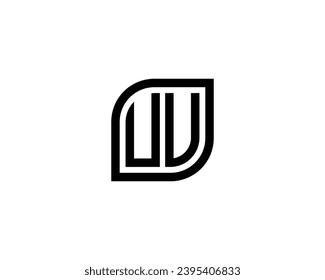 UU Logo design vector template