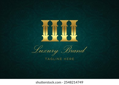 UU LUXURY LETTER LOGO DESIGN. It is a luxury letter monogram logo, this logo is made by combining two letters