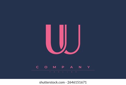 UU Moderno Iniciais Design de logotipo. Logotipo de marca com iniciais estilizadas apresentando design arrojado e estética moderna. Ideal para profissionais de marca de negócios ou projetos criativos com foco em minimalista
