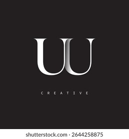 UU Monograma Logo Mínimo Elegante Letra marca para Luxo, Moda   Marcas criativas	
