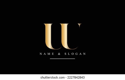 UU, U abstract letters logo monogram