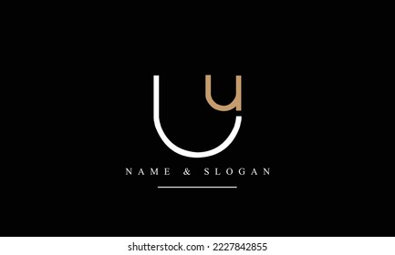 UU, U abstract letters logo monogram