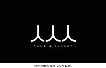 UU, U abstract letters logo monogram