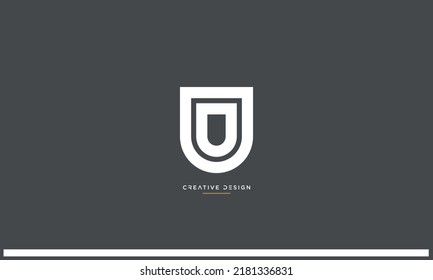 UU, U Alphabet Letters Luxury Business Logo Icon