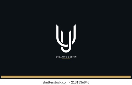 UU, U Alphabet Letters Luxury Business Logo Icon