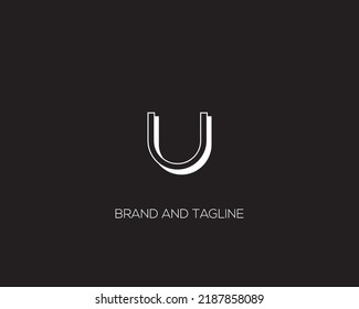 UU U U letter logo design. Initial letter UU linked circle uppercase monogram logo red and blue. UU logo, U U design. uu