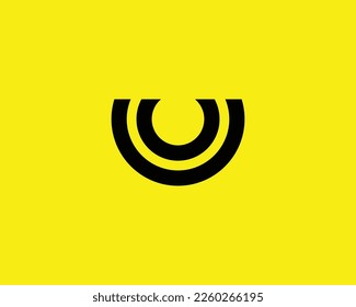 UU U Logo design vector template